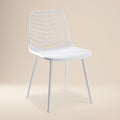 W&F Collection | Marais Dining Chair (White, Set of 4)
