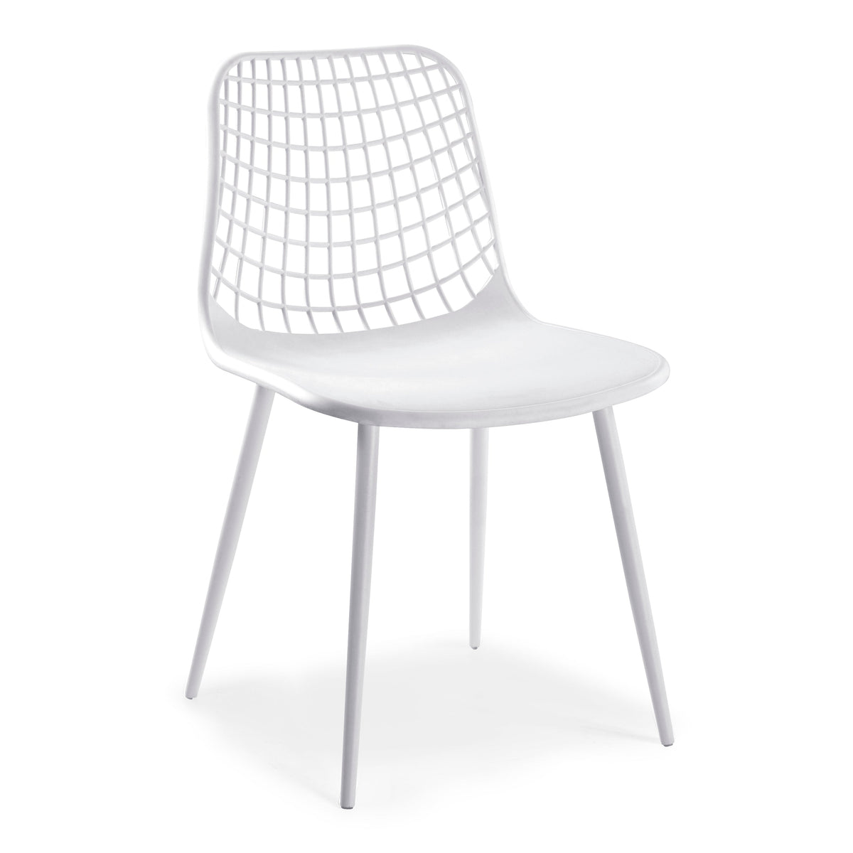 W&F Collection | Marais Dining Chair (White, Set of 4)