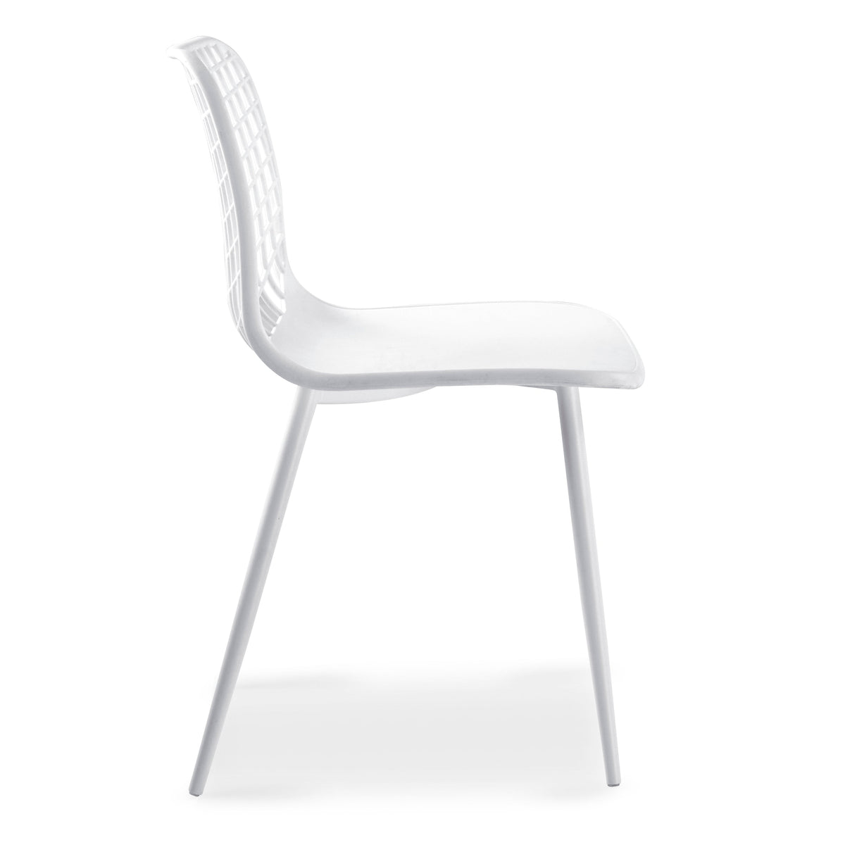 W&F Collection | Marais Dining Chair (White, Set of 4)