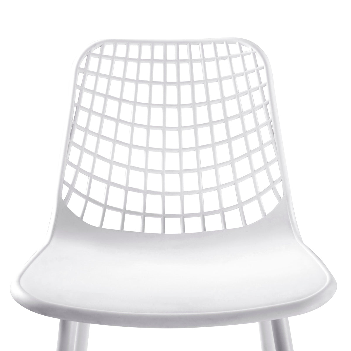 W&F Collection | Marais Dining Chair (White, Set of 4)
