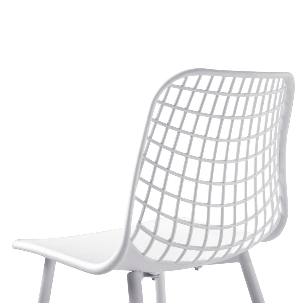 W&F Collection | Marais Dining Chair (White, Set of 4)