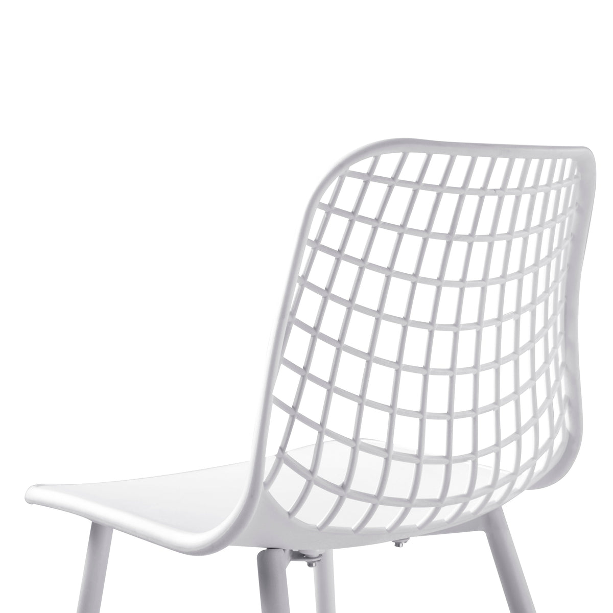W&F Collection | Marais Dining Chair (White, Set of 4)