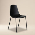 W&F Collection | Isla Dining Chair (Ebony Black, Set of 4)