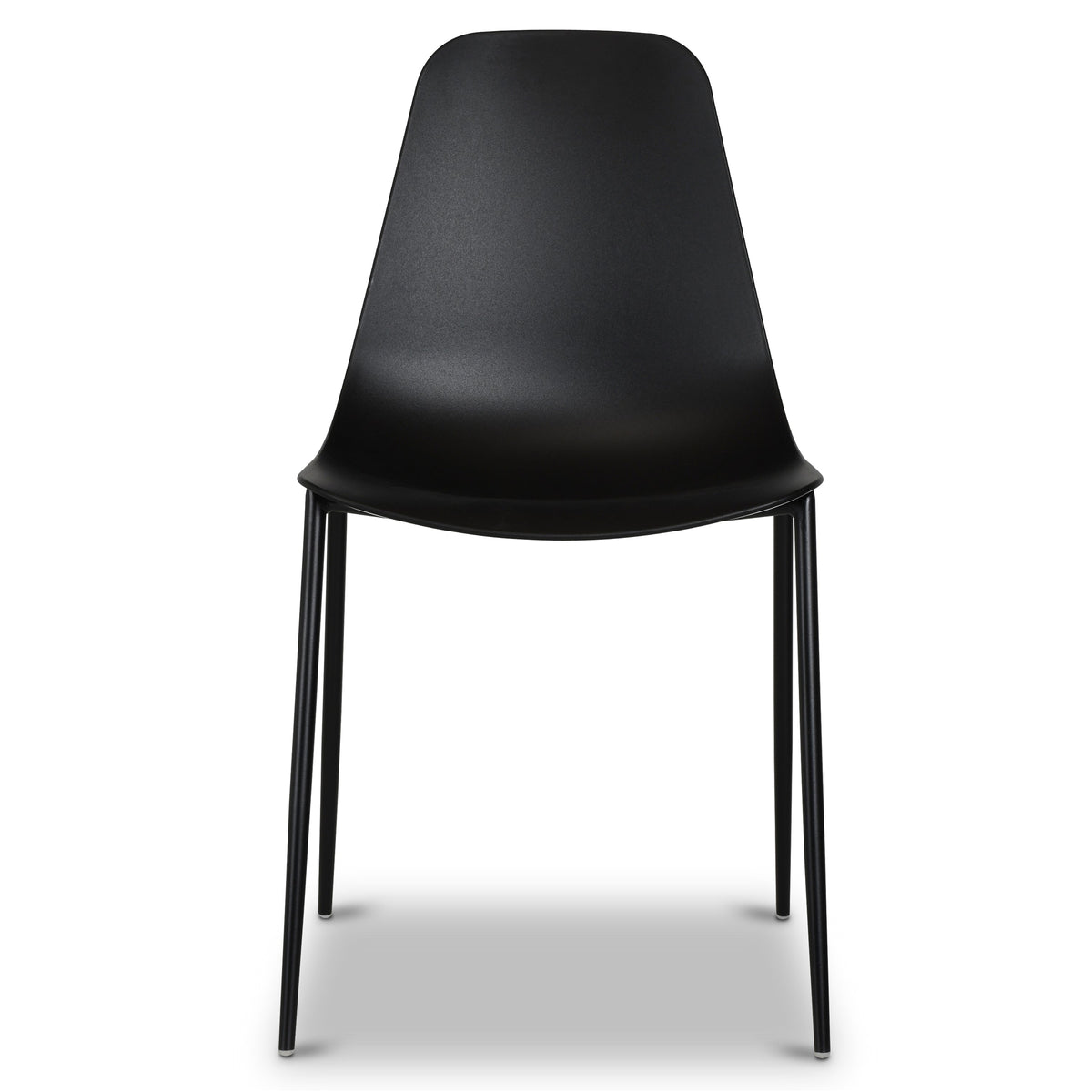 W&F Collection | Isla Dining Chair (Ebony Black, Set of 4)
