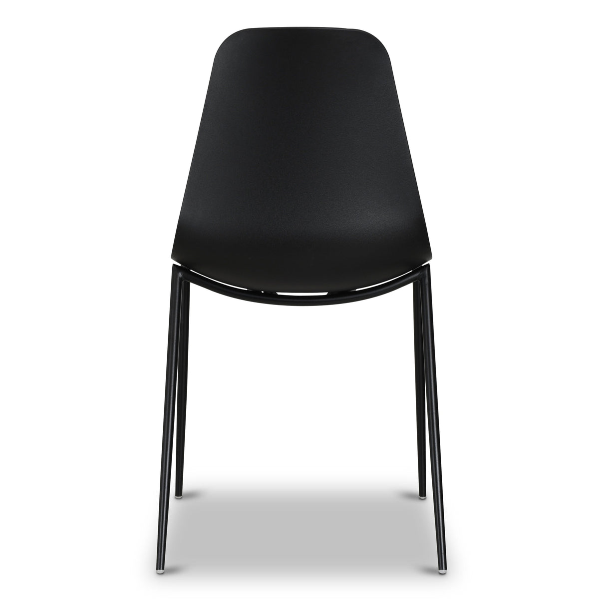 W&F Collection | Isla Dining Chair (Ebony Black, Set of 4)