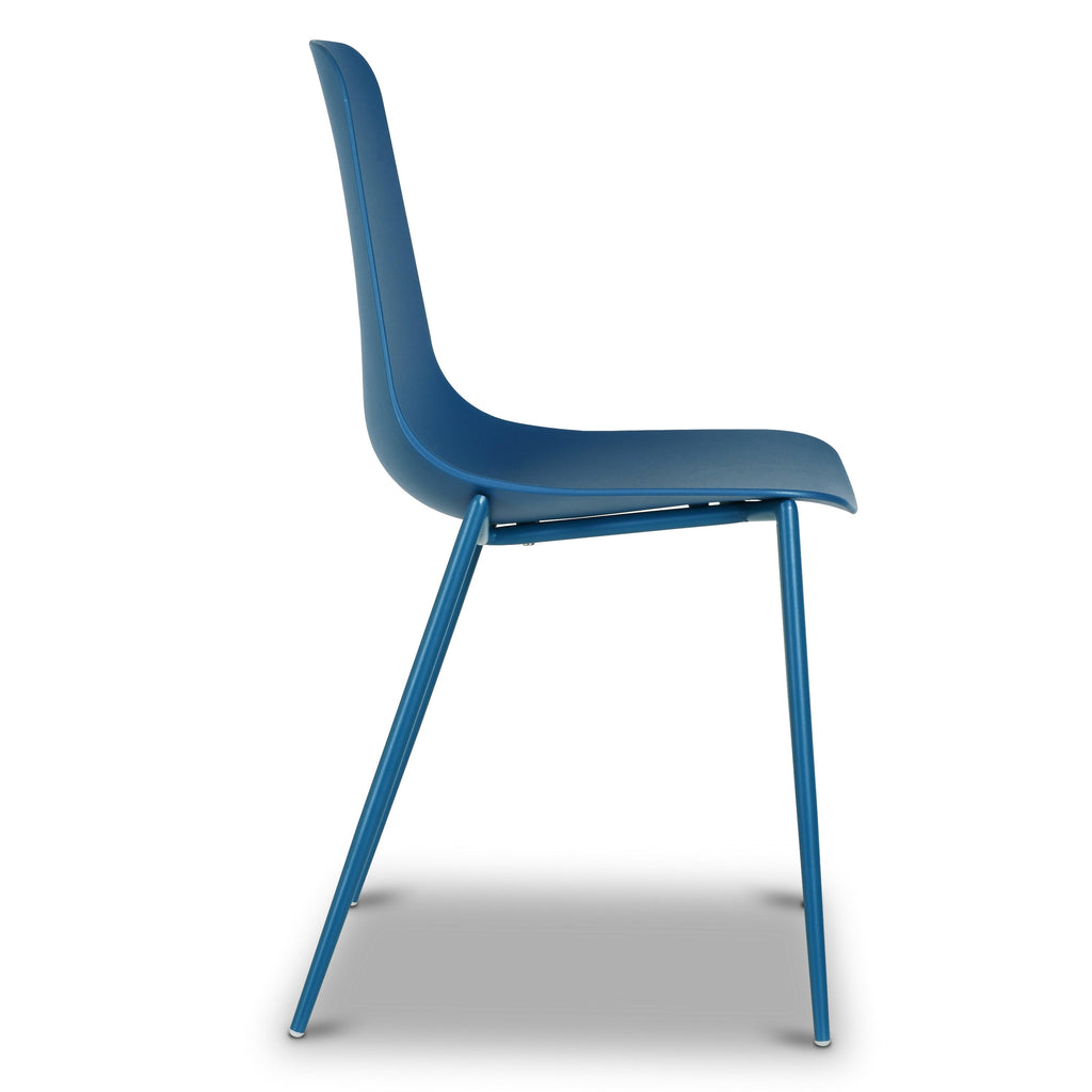 W&F Collection | Isla Dining Chair (Lago Blue, Set of 4)