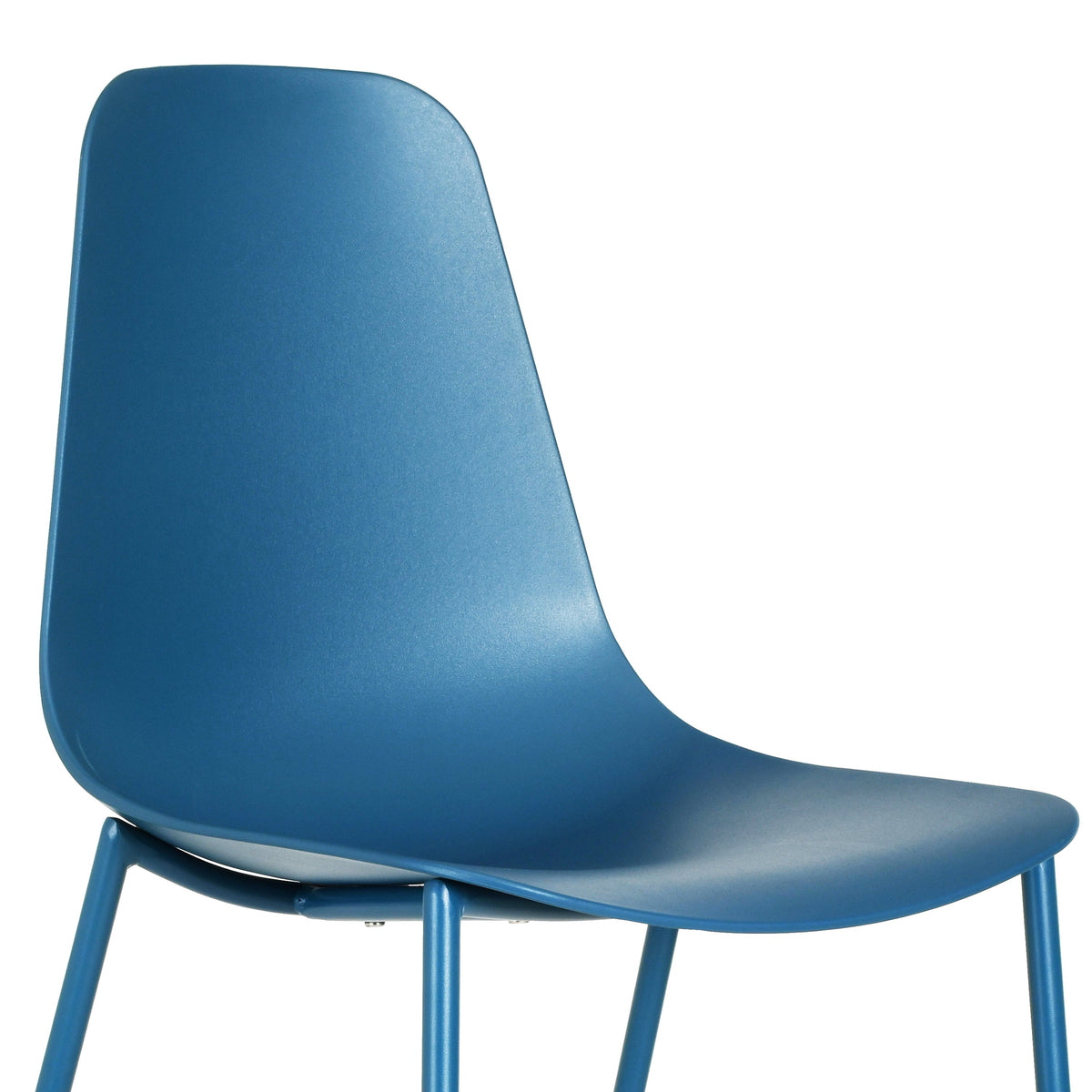 W&F Collection | Isla Dining Chair (Lago Blue, Set of 4)