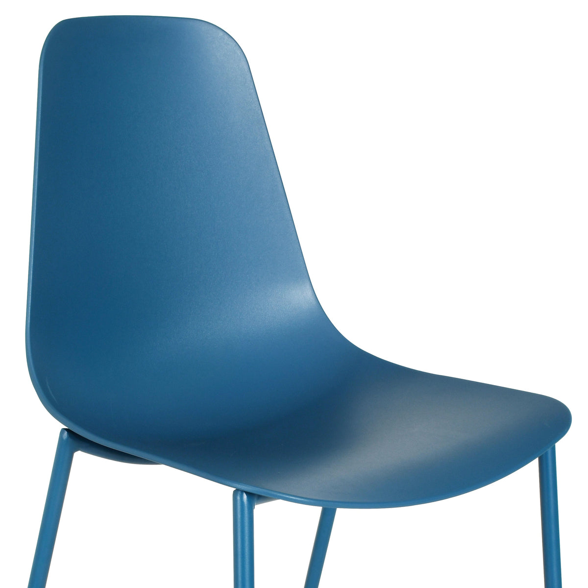 W&F Collection | Isla Dining Chair (Lago Blue, Set of 4)