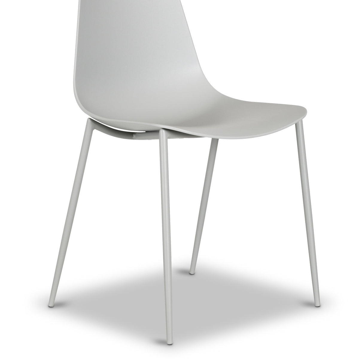 W&F Collection | Isla Dining Chair (Feather Grey, Set of 4)