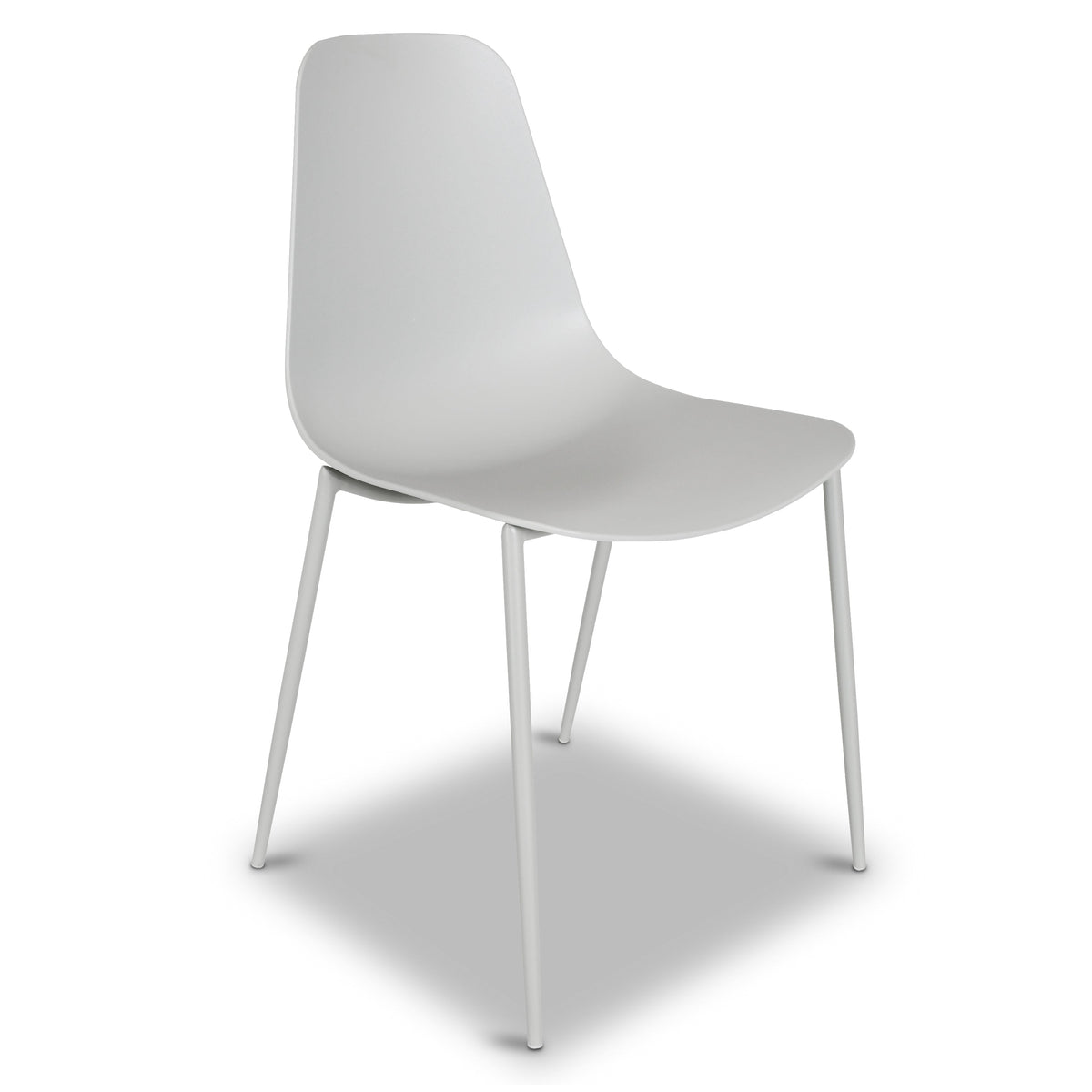 W&F Collection | Isla Dining Chair (Feather Grey, Set of 4)
