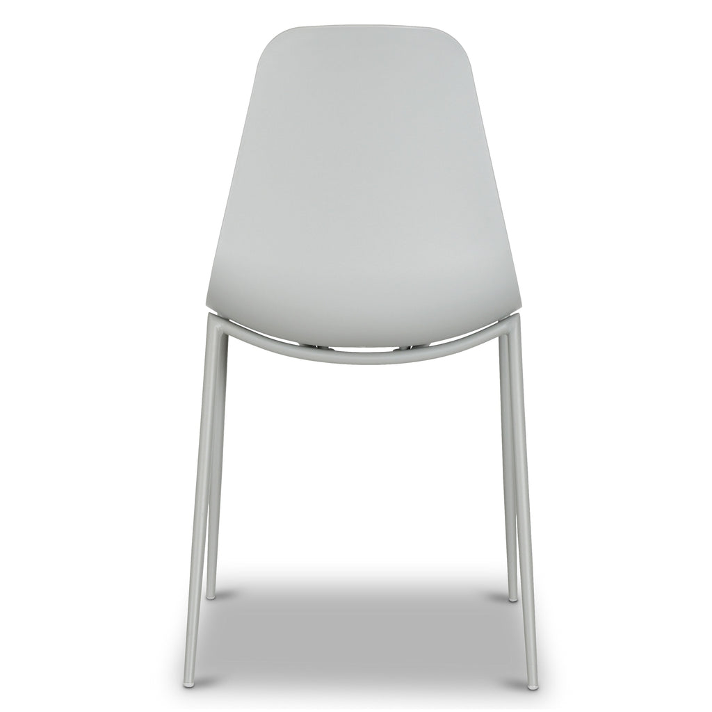 W&F Collection | Isla Dining Chair (Feather Grey, Set of 4)