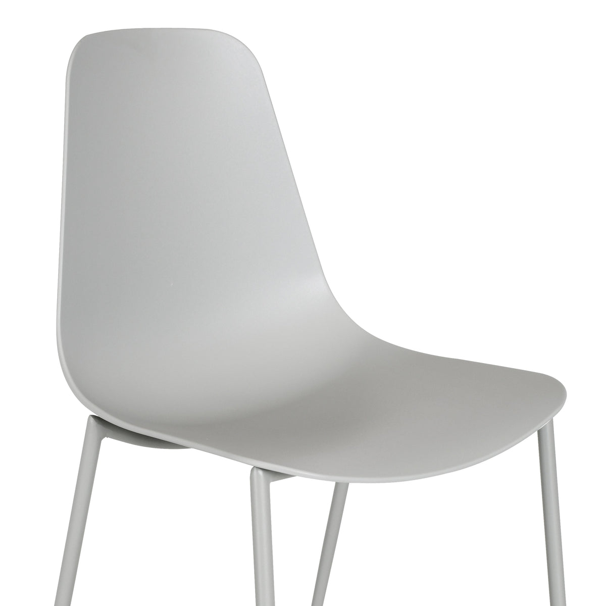 W&F Collection | Isla Dining Chair (Feather Grey, Set of 4)