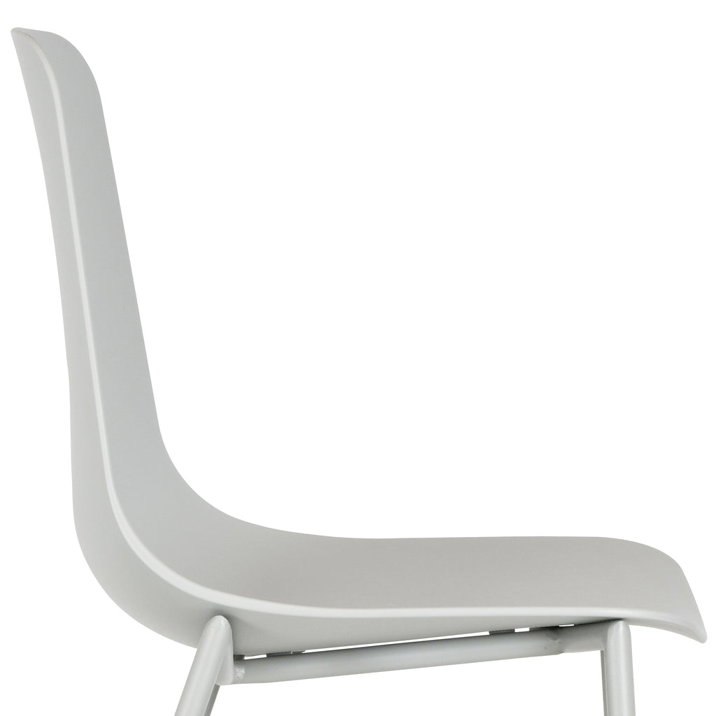 W&F Collection | Isla Dining Chair (Feather Grey, Set of 4)