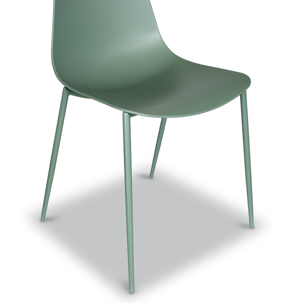 W&F Collection | Isla Dining Chair (Pistachio Green, Set of 4)