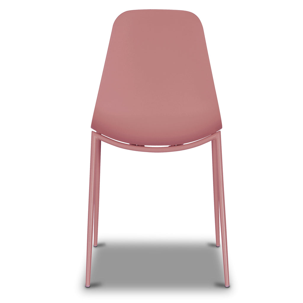 W&F Collection | Isla Dining Chair (Blush Pink, Set of 4)