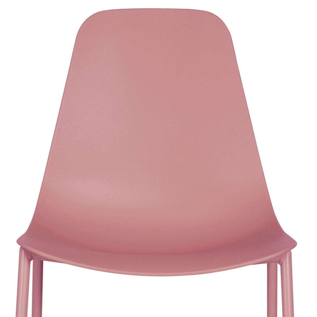 W&F Collection | Isla Dining Chair (Blush Pink, Set of 4)