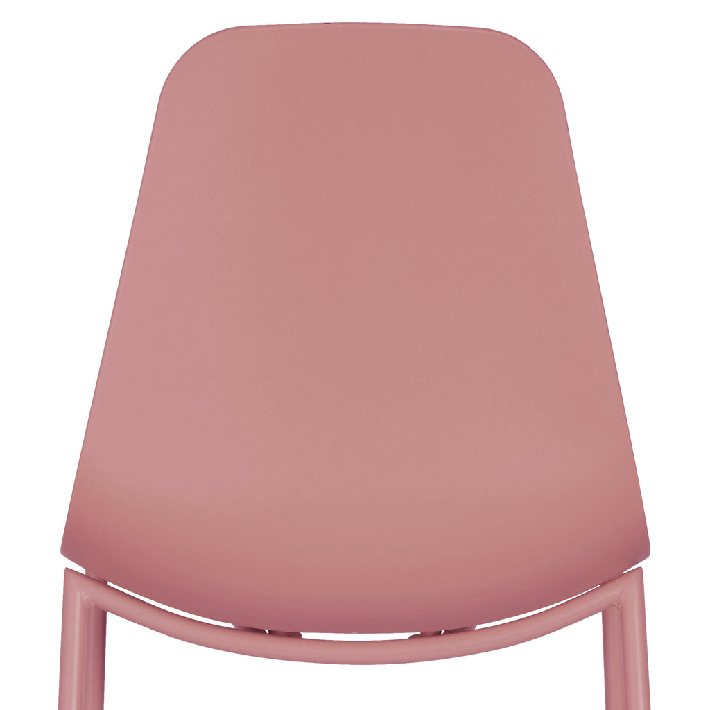 W&F Collection | Isla Dining Chair (Blush Pink, Set of 4)
