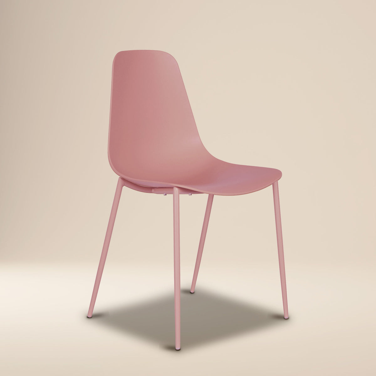 W&F Collection | Isla Dining Chair (Blush Pink, Set of 4)