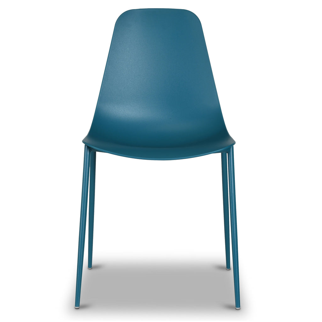 W&F Collection | Isla Dining Chair (Ocean Teal, Set of 4)