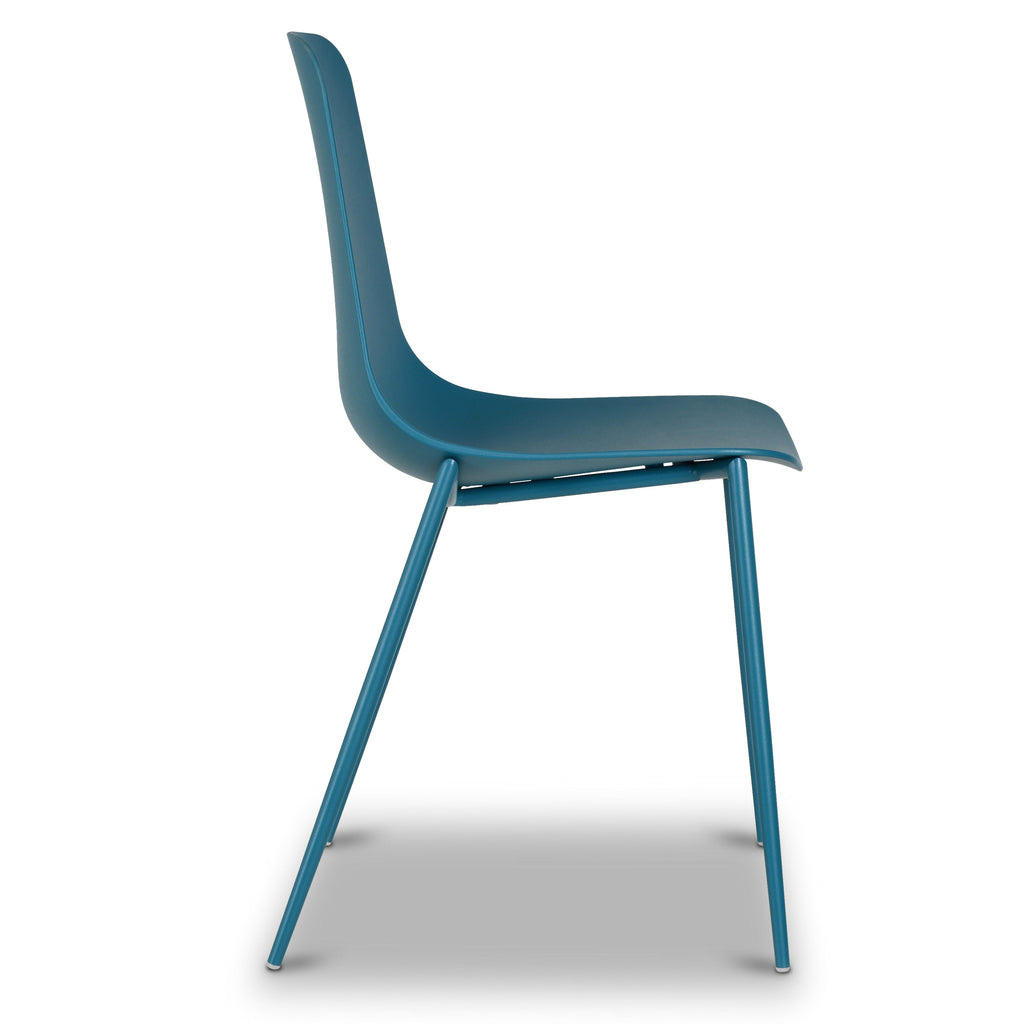 W&F Collection | Isla Dining Chair (Ocean Teal, Set of 4)
