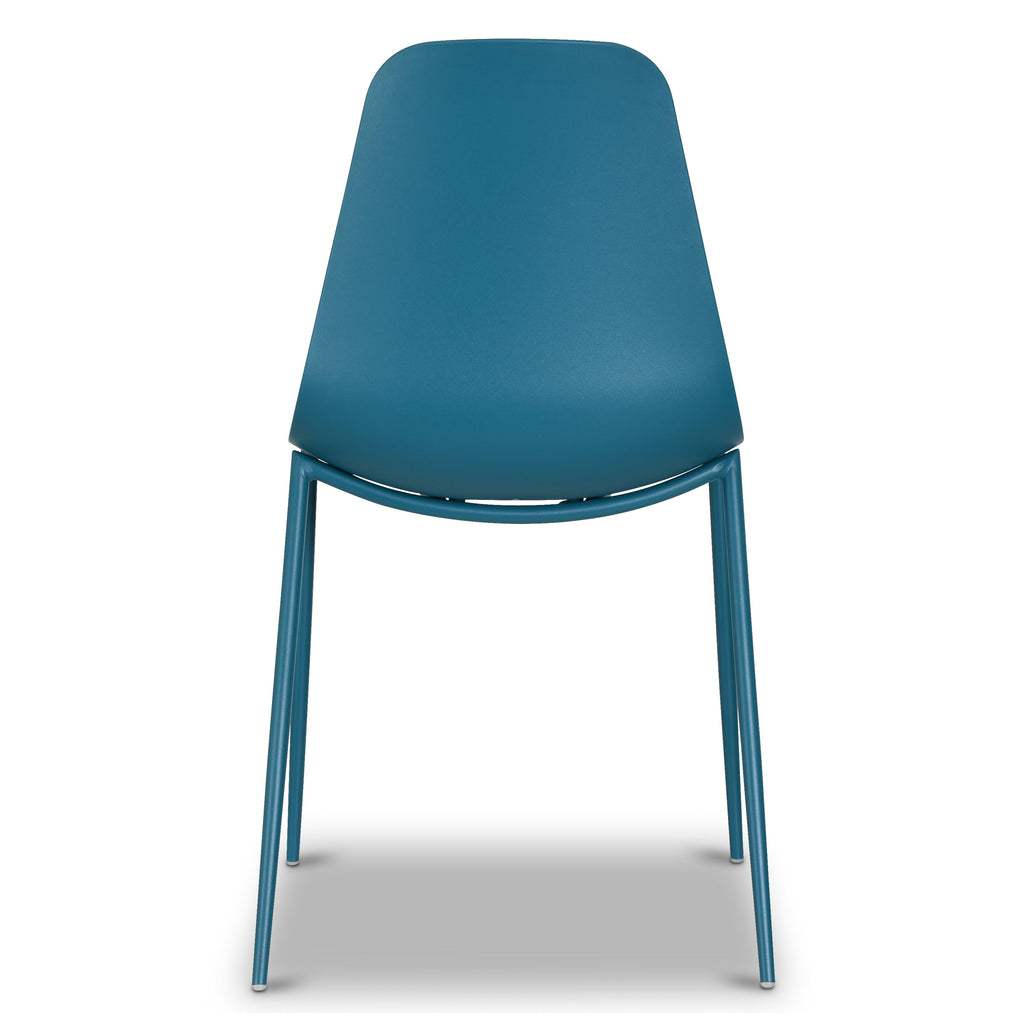 W&F Collection | Isla Dining Chair (Ocean Teal, Set of 4)