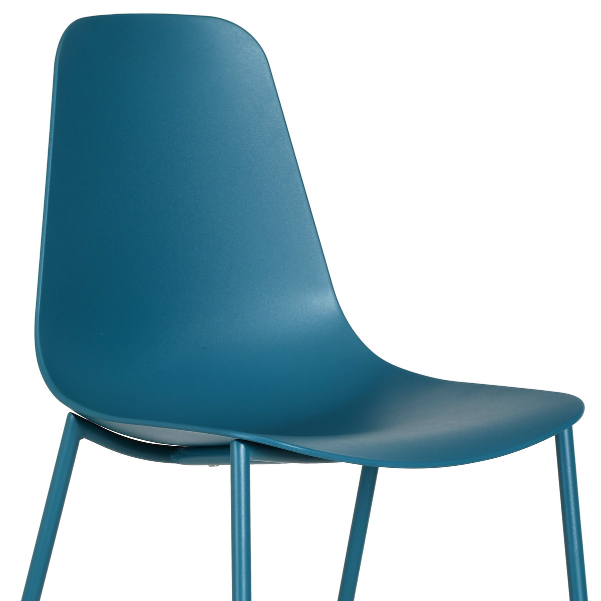 W&F Collection | Isla Dining Chair (Ocean Teal, Set of 4)