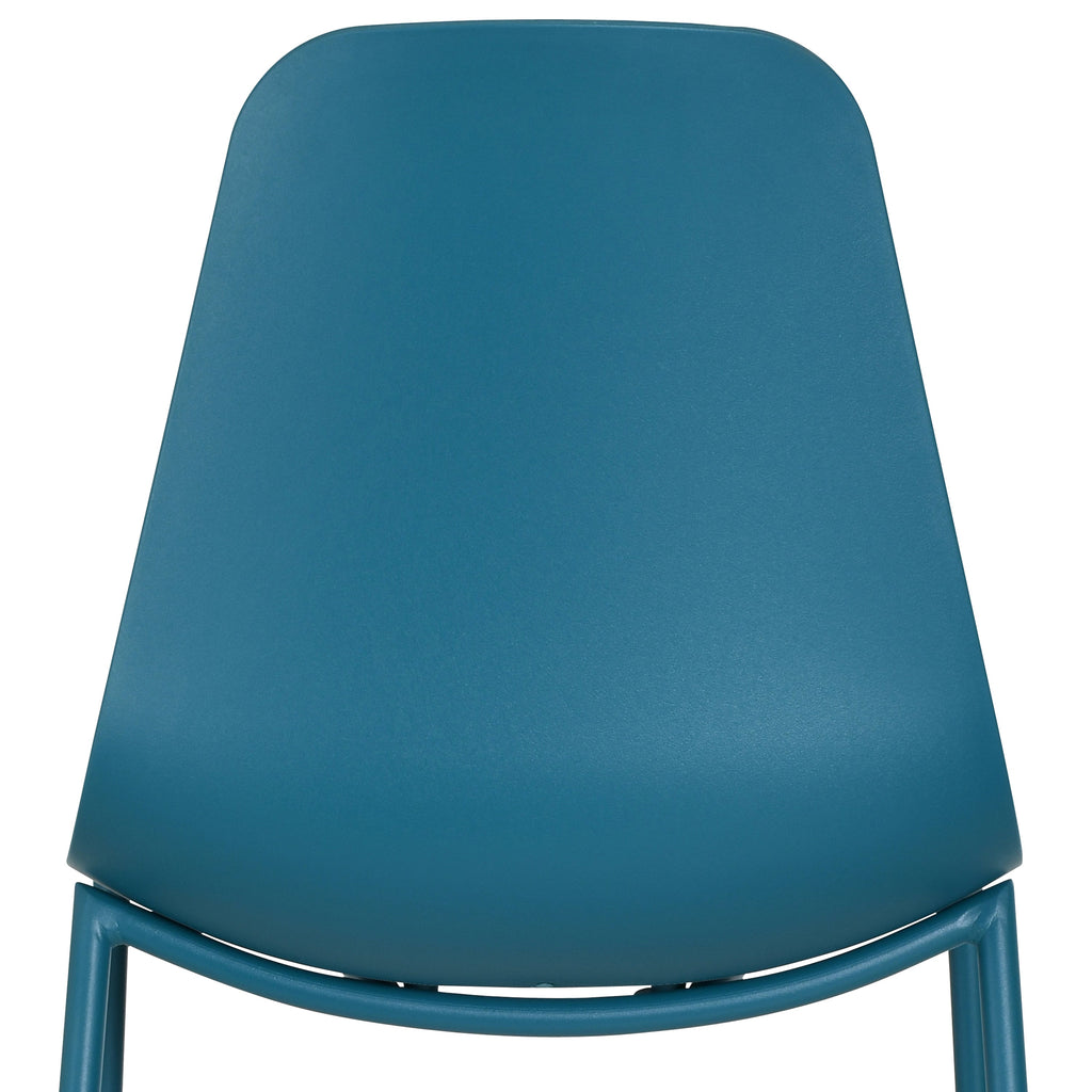 W&F Collection | Isla Dining Chair (Ocean Teal, Set of 4)