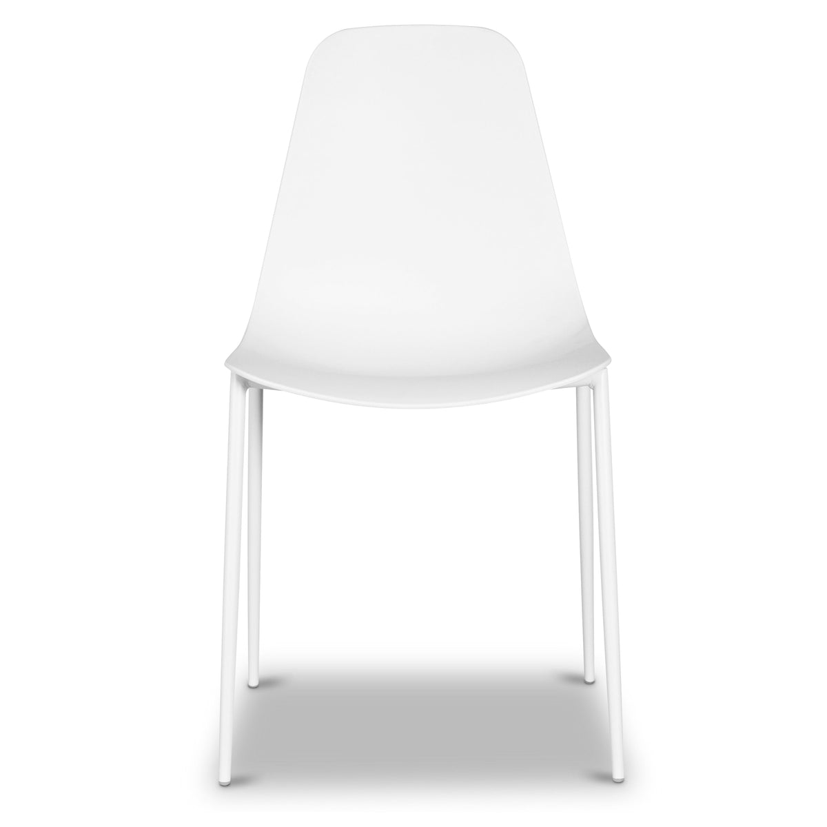 W&F Collection | Isla Dining Chair (White, Set of 4)