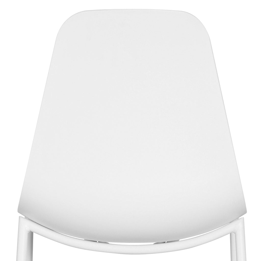 W&F Collection | Isla Dining Chair (White, Set of 4)
