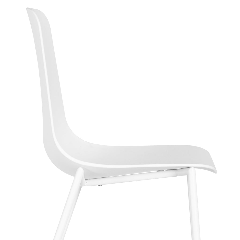 W&F Collection | Isla Dining Chair (White, Set of 4)