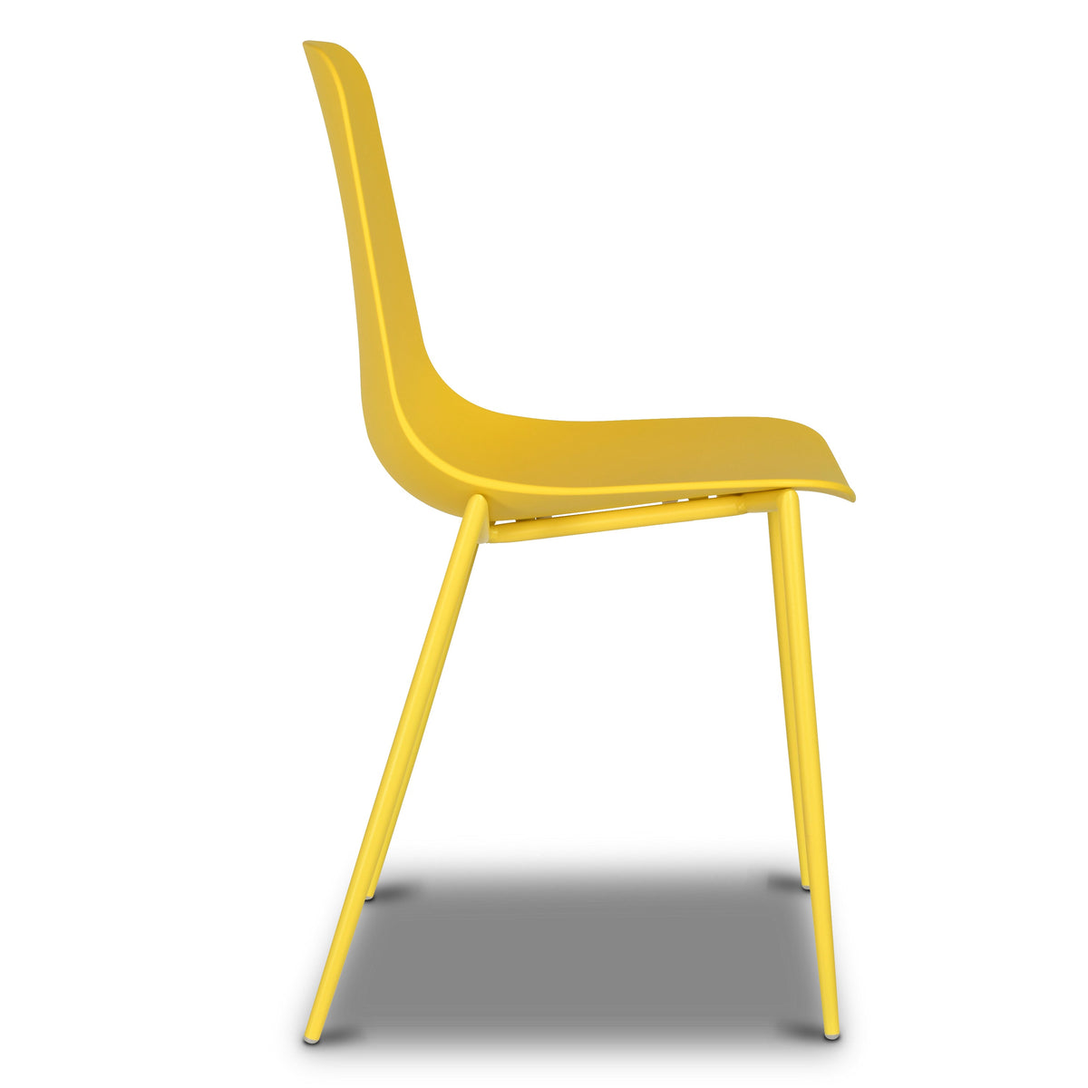 W&F Collection | Isla Dining Chair (Sunburst Yellow, Set of 4)