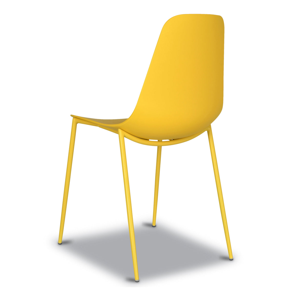 W&F Collection | Isla Dining Chair (Sunburst Yellow, Set of 4)