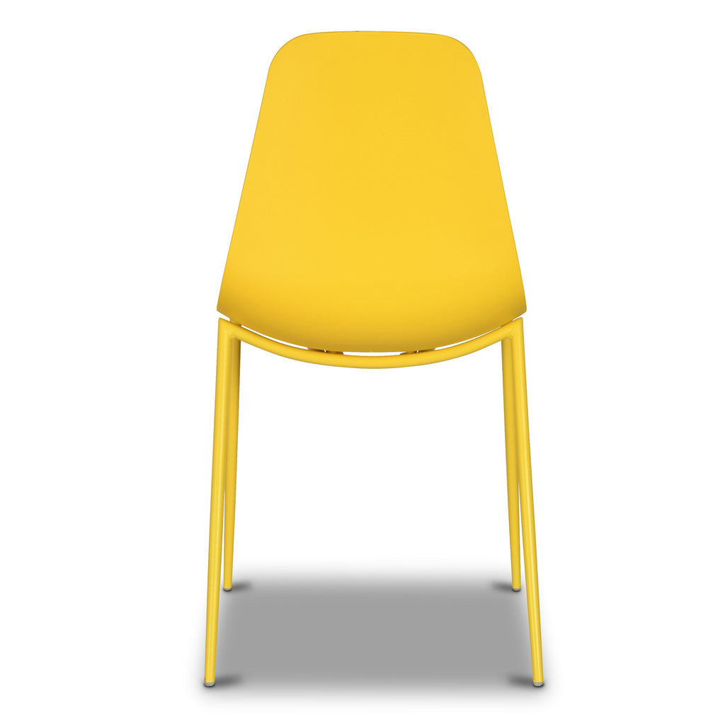 W&F Collection | Isla Dining Chair (Sunburst Yellow, Set of 4)