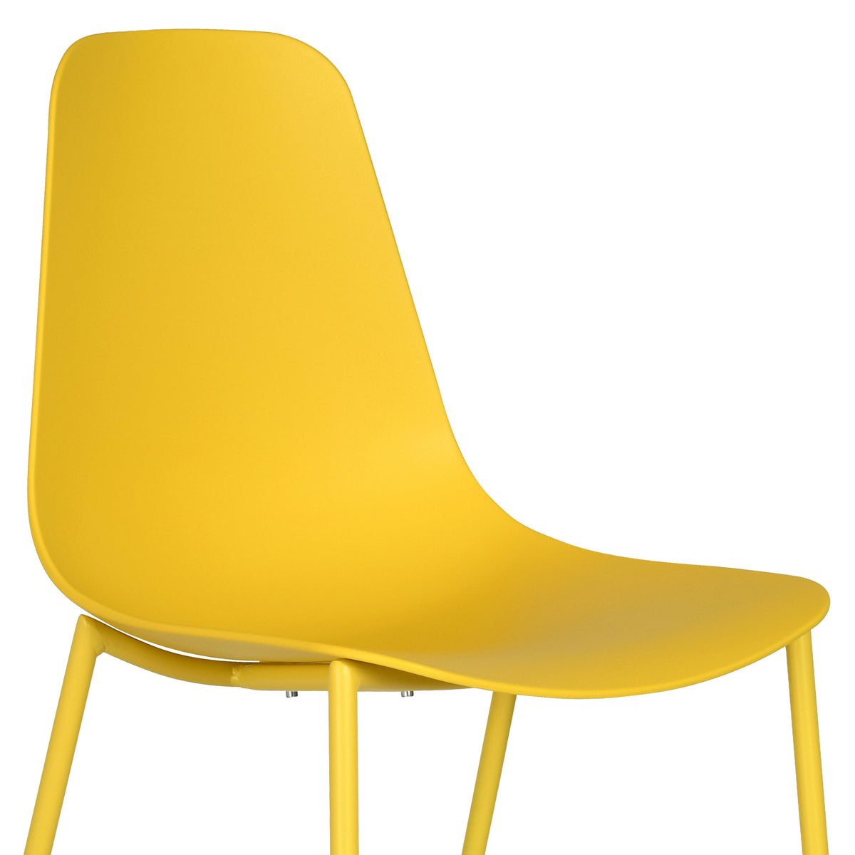 W&F Collection | Isla Dining Chair (Sunburst Yellow, Set of 4)