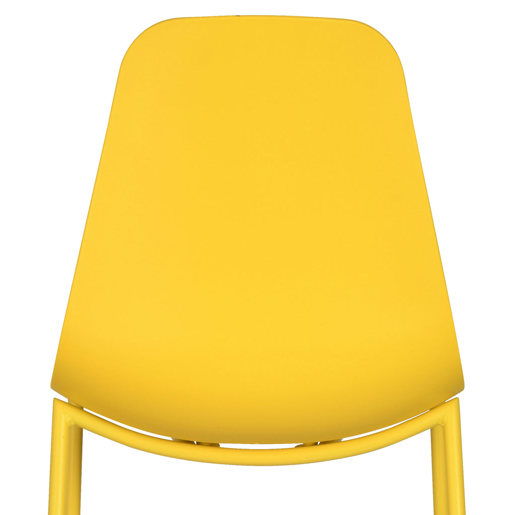 W&F Collection | Isla Dining Chair (Sunburst Yellow, Set of 4)