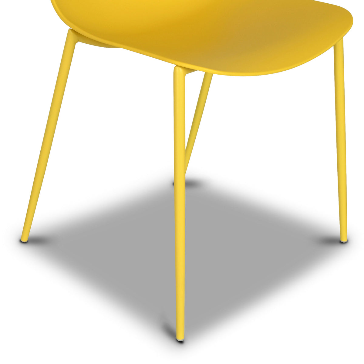 W&F Collection | Isla Dining Chair (Sunburst Yellow, Set of 4)