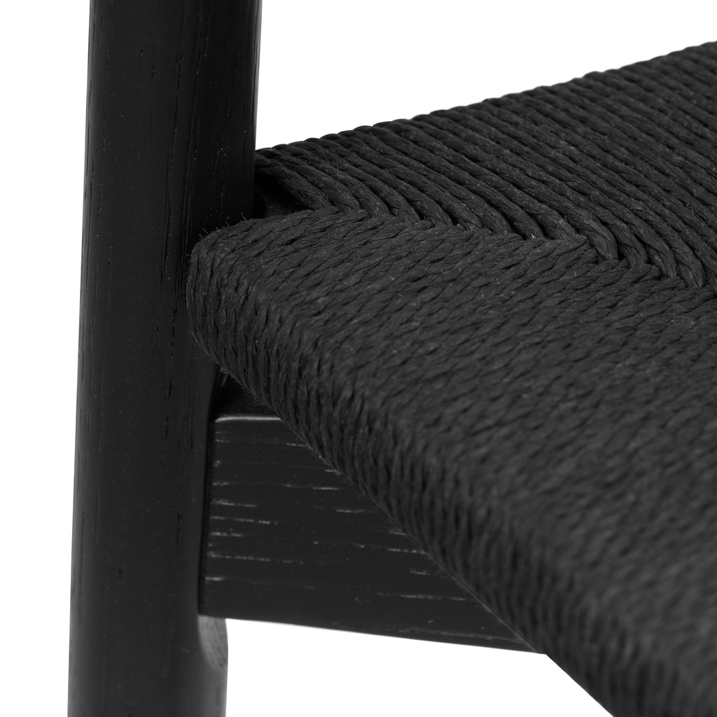 W&F Collection | Hamm Counter Stool (Pitch Black)