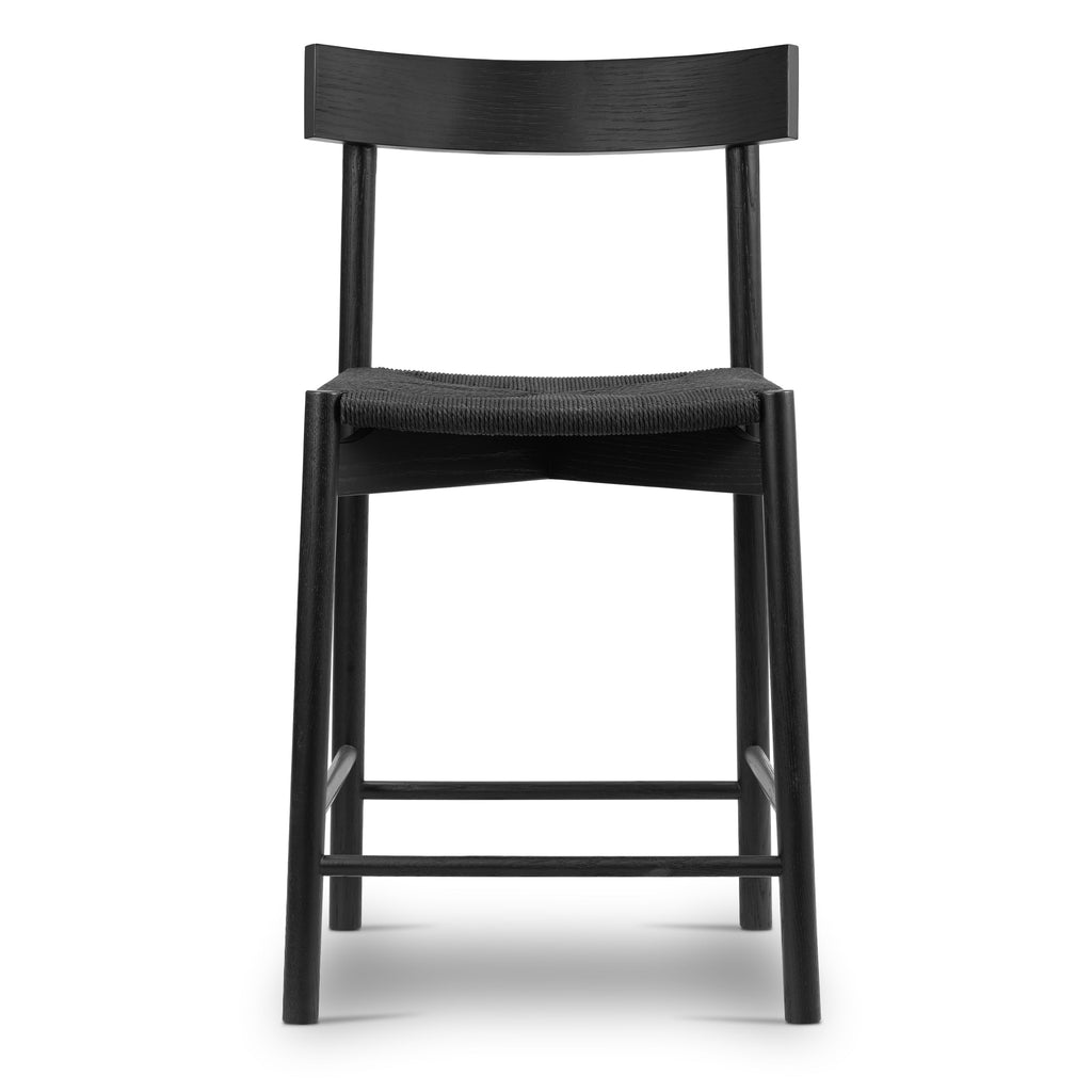 W&F Collection | Hamm Counter Stool (Pitch Black)