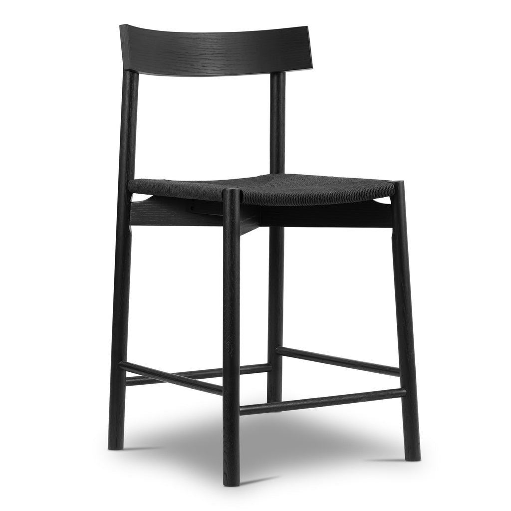 W&F Collection | Hamm Counter Stool (Pitch Black)