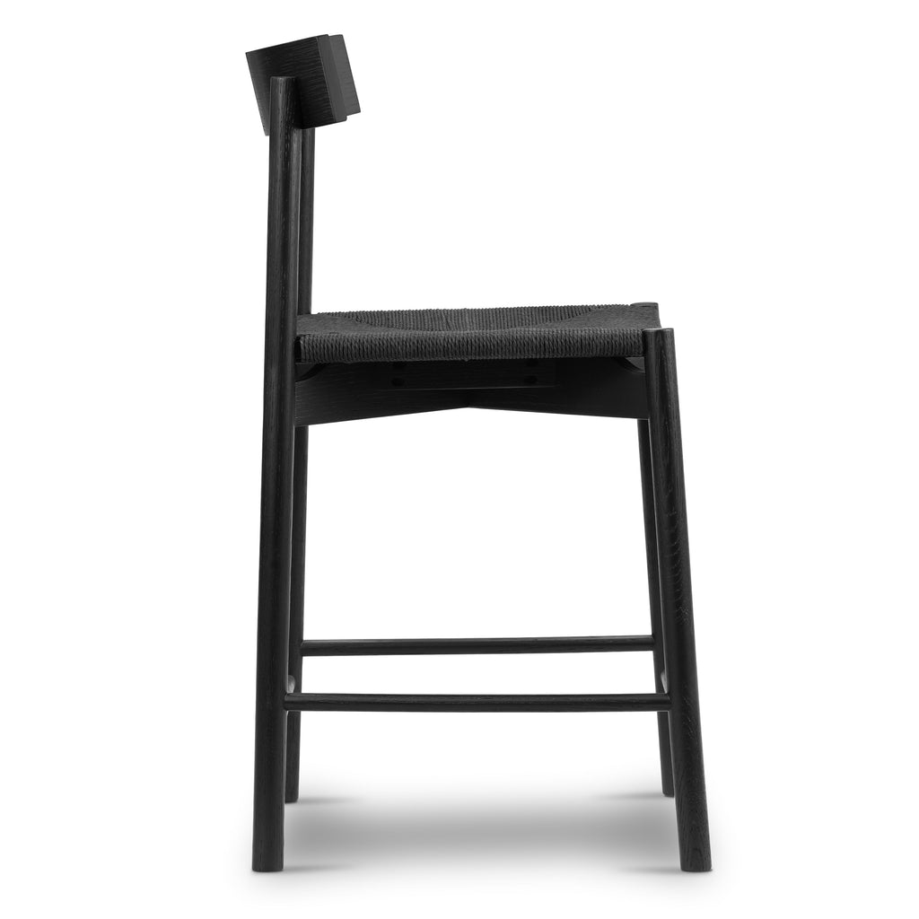W&F Collection | Hamm Counter Stool (Pitch Black)
