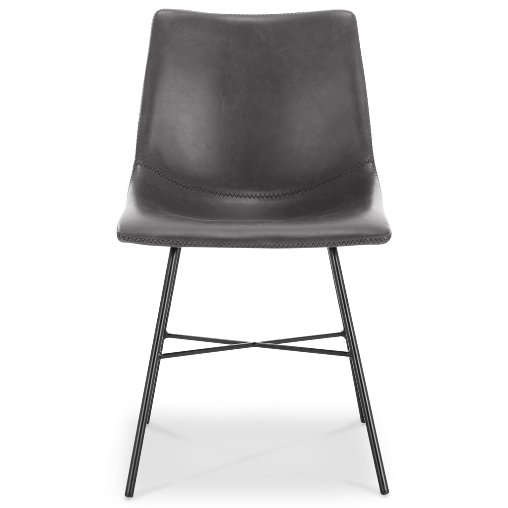 W&F Collection | Paxton Dining Chair (Grey, Set of 2)