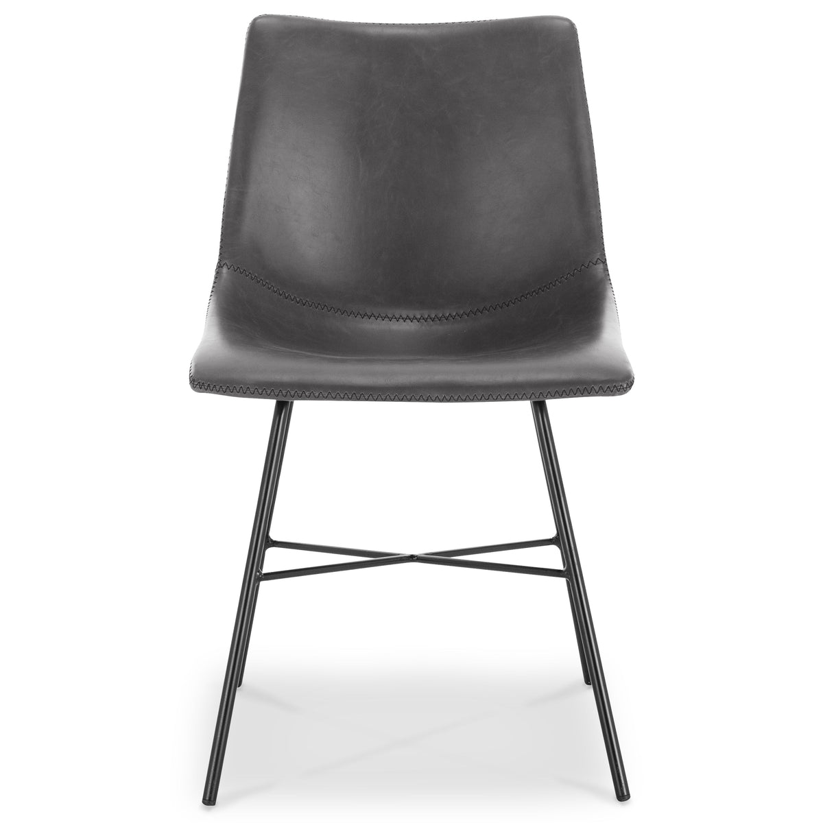 W&F Collection | Paxton Dining Chair (Grey, Set of 2)