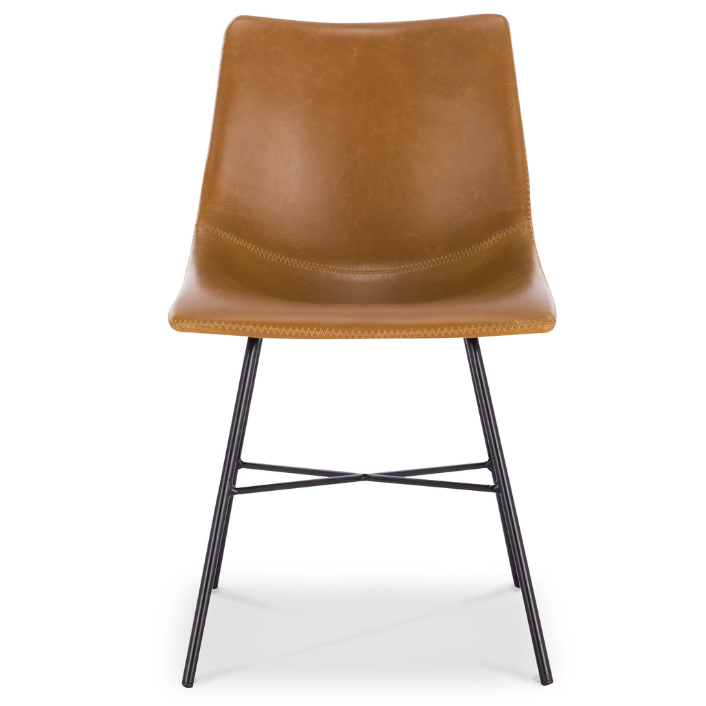 W&F Collection | Paxton Dining Chair (Tan, Set of 2)