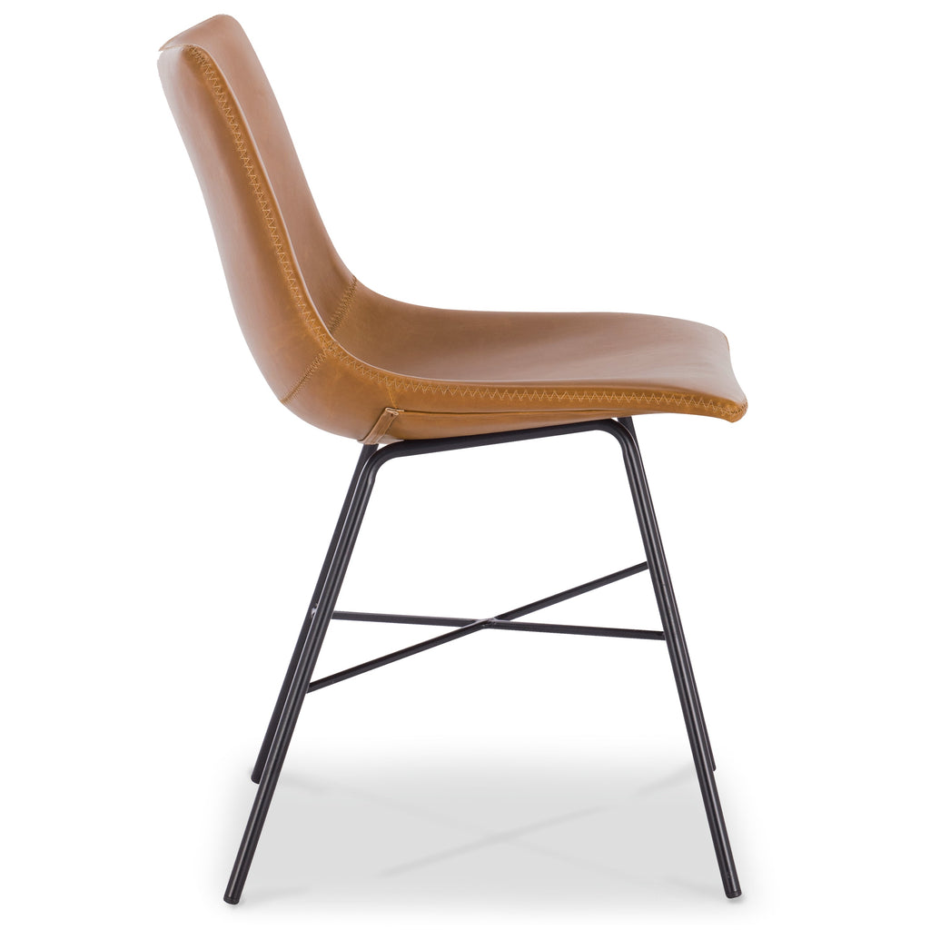 W&F Collection | Paxton Dining Chair (Tan, Set of 2)