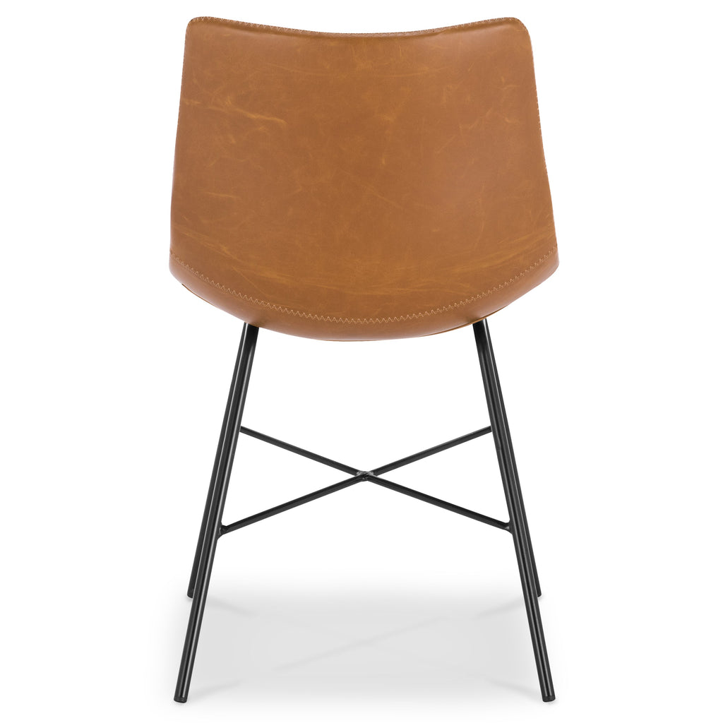W&F Collection | Paxton Dining Chair (Tan, Set of 2)
