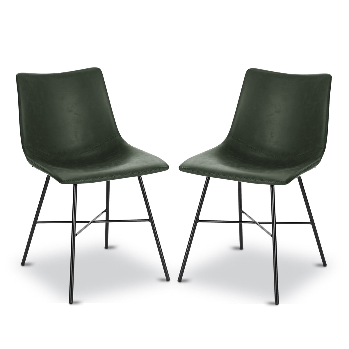 W&F Collection | Paxton Dining Chair (Ivy Green, Set of 2)
