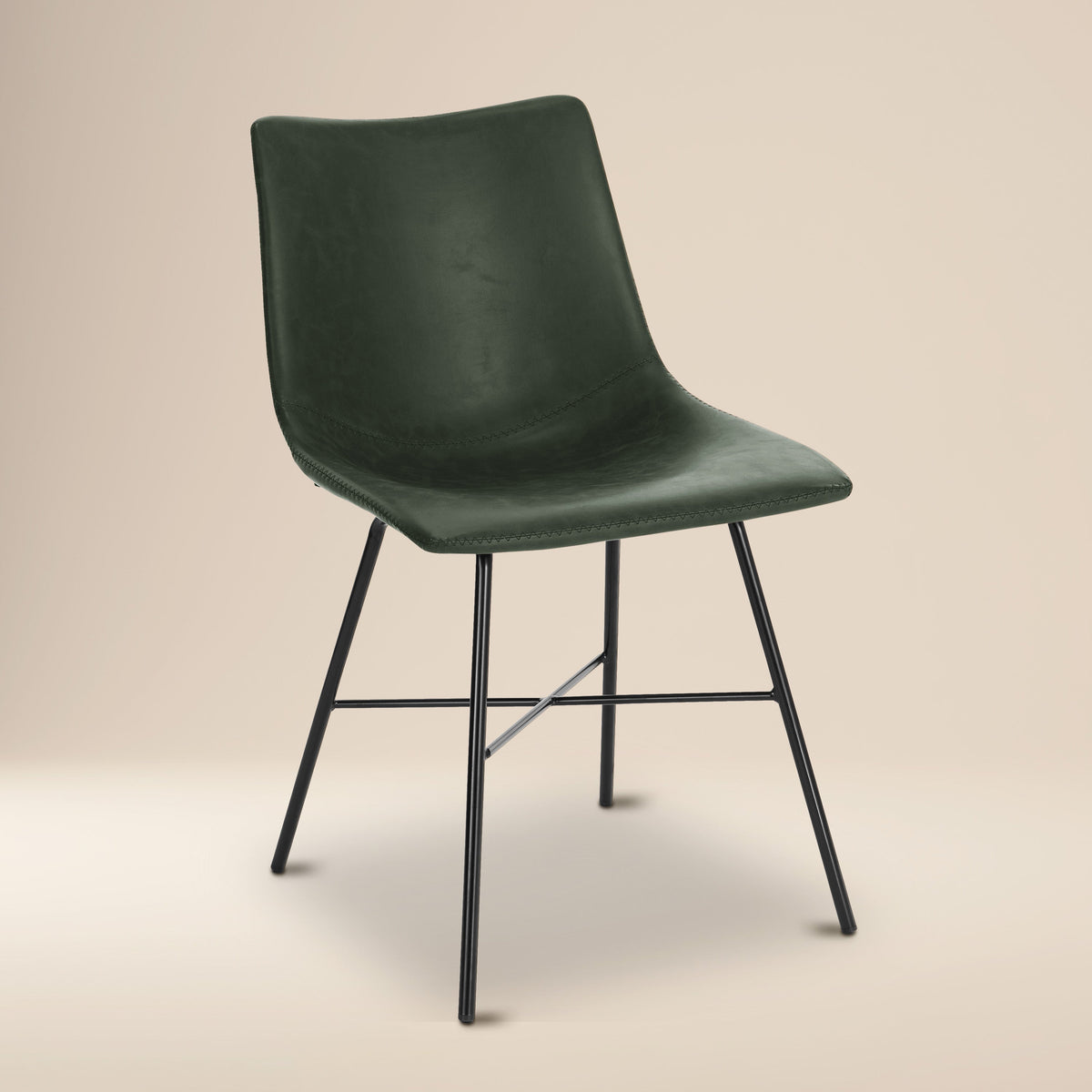 W&F Collection | Paxton Dining Chair (Ivy Green, Set of 2)