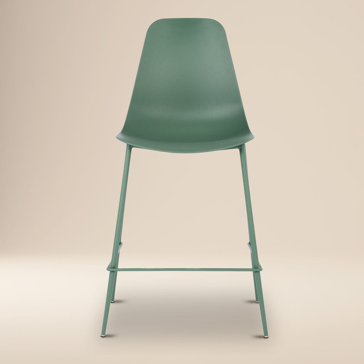 W&F Collection | Isla Counter Height Stool (Pistachio Green, Set of 3)