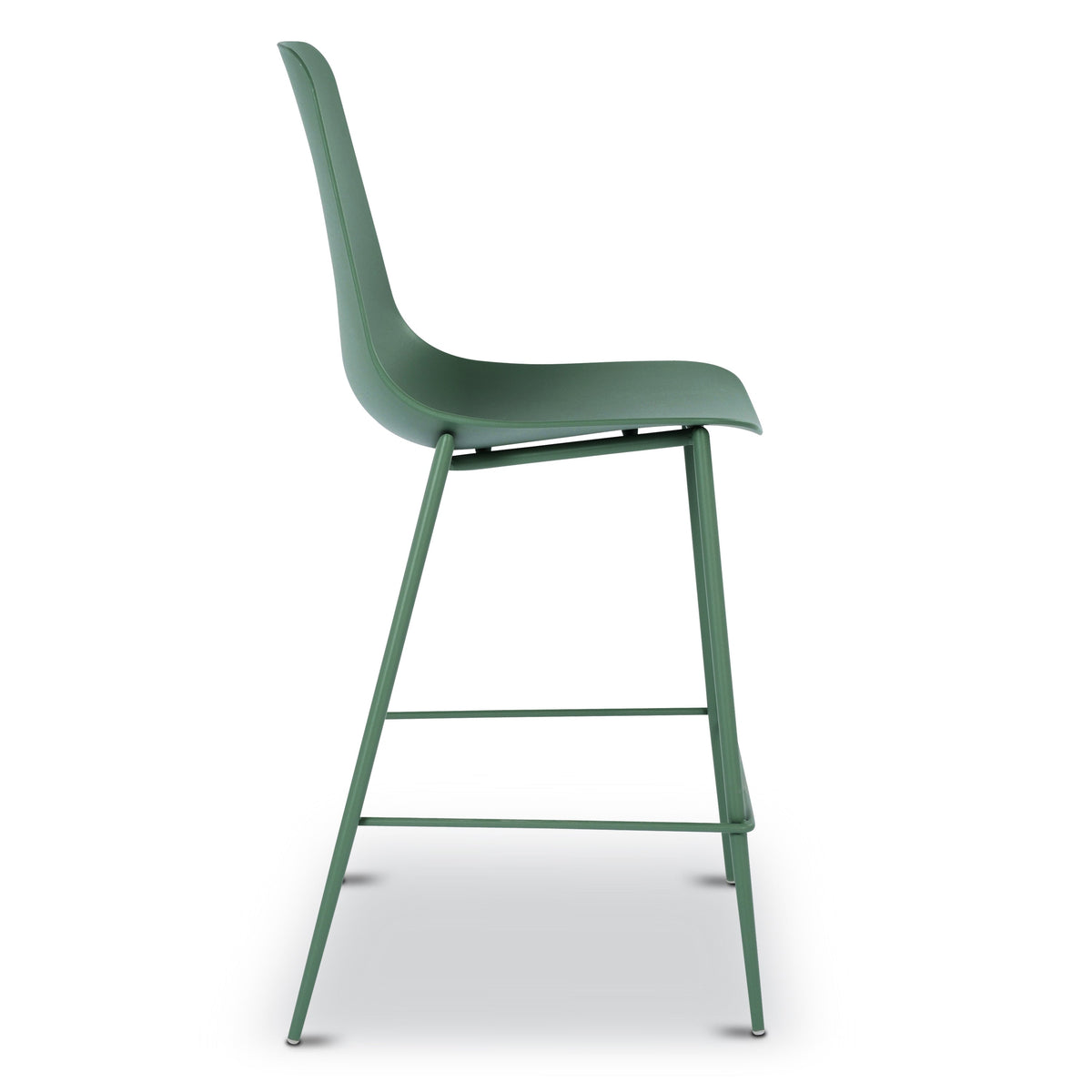 W&F Collection | Isla Counter Height Stool (Pistachio Green, Set of 3)