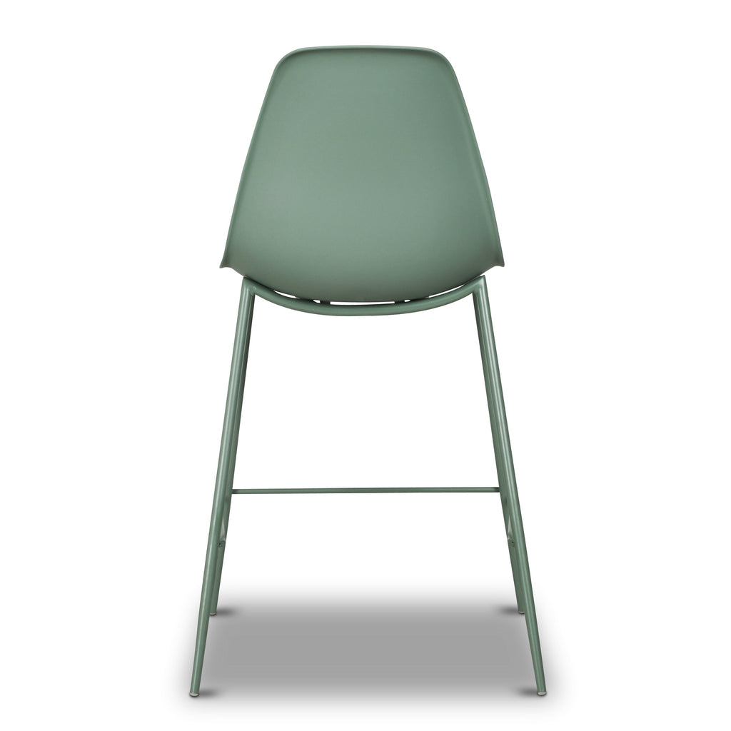 W&F Collection | Isla Counter Height Stool (Pistachio Green, Set of 3)